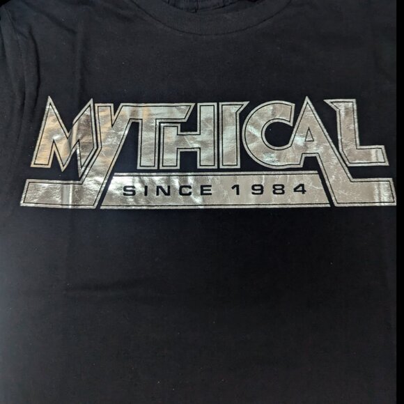 Good Mythical Morning, Rhett & Link - Golden Tee of Mythicality 2022 -XS NWOT - Picture 2 of 2
